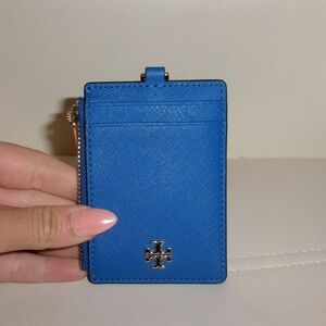 Tory Burch Blue Cardholder